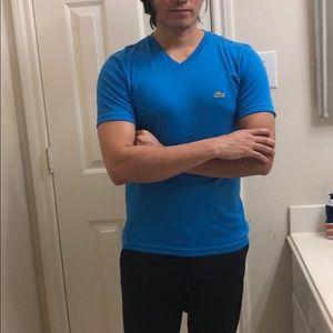 Lacoste blue tee